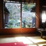 当麻寺中之坊 - お抹茶席からの庭園の眺め