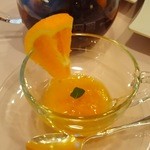 カフェ ドグレース - アプリコットとオレンジのコンフィチュールティー