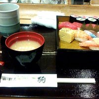 鮨 割烹 駒 - ランチ：梅（1.5人前）（2016.1）