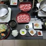 Mifune - 島野菜とあぐー豚のしゃぶしゃぶ(2016/01/20撮影)