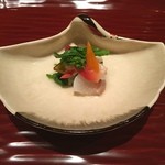 御料理 堀川 - 鶴銀杏の器カワイイ♡
      お味も美味しい〜