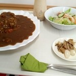 カフェ・クローバー - ランチ　カレーセット　¥500