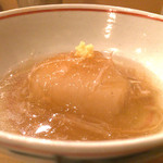 樋口 - 2016/01_蕪とフカヒレの炊き合わせ