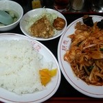 珉龍 - 豚キムチ定食７９０円