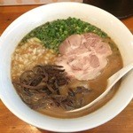麺屋 菜々兵衛 - 【2016年01月】煮干とんこつラーメン@750円。