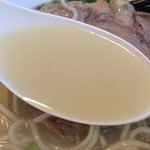 麺屋 菜々兵衛 - 【2016年01月】鶏白湯 塩のスープアップ。
