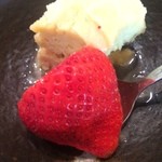 Sushi Murayama - あまおう付き柚子ソルベ