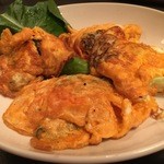 立ち呑み クック オッソ オッセョ! - 牡蠣のジョン（韓国風玉子焼き）