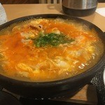 うどん上々 - 期間限定うどんの「チゲとじ鍋うどん」