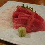 味人 - お造り：本マグロ、平目