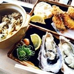Raw oyster set meal