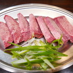 元祖力肉 みよ志 - 上タン塩（厚切り）950円