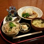 Shikishunsaimiduho - 2016.1)炊き込みごはんと、大根とさばの煮込み（１０００円）