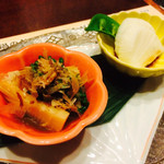 土佐料理 司 梅田茶屋町店 - 筍も菜の花 かまぼこ