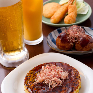 あっさり串揚げのセットもお得！