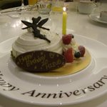 シャーウッドガーデン レストラン - アニバーサリーケーキ