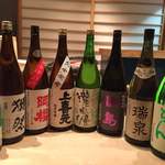 寿司 はせ川 - 日本酒、焼酎