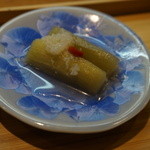 中国菜 火ノ鳥 - 前菜UP：茄子の酒粕和え