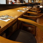 中国菜 火ノ鳥 - カウンターの様子