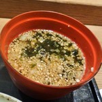 虎白 - あられのお味噌汁