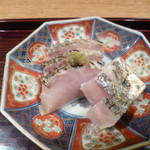 茶懐石 中伴 - 刺身(2016)