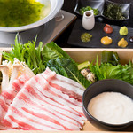 ◆Iberian pork shabu shabu (for two)