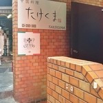 店舗がビルの2階