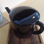 蕎麦湯～ほぼ一緒に出てきちゃった