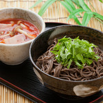 香味つけ蕎麦　七並 - ナポリタンつけ蕎麦　850円