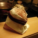 ダイニング和香葉 - ピンクソルト(ブロック)もなんだか神々しく見えます。（笑）