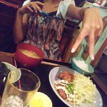 創作鉄板料理とワインを楽しむ店 ～渋谷 居酒屋 花花～ - こちらはトリプルセットです。旨そう！