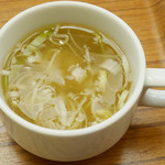 泥武士 キッチン - みそスープ