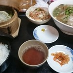 中華　政麟 - ラーメン定食(醤油味)