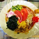 山海亭 - 山海亭 ＠葉山 冷し中華 ６５０円