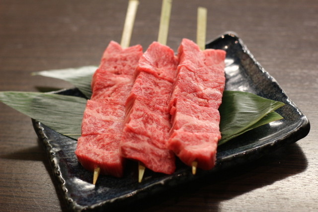 酉や 喜兵卫 - 炭火焼黒毛和牛串