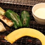 4 types of grilled vegetables