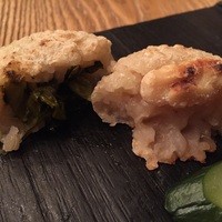 HIGASHIYA GINZA - 玄米餅断面