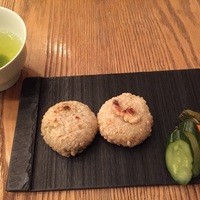 HIGASHIYA GINZA - 玄米餅と煎茶セット