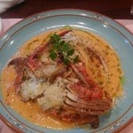 Rakurakuza - 蟹のクリームパスタ