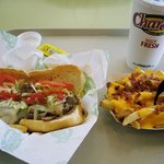 Charley's Grilled Subs - PHILLY CHEESE STEAK & CHEESE AND BACON FRIES