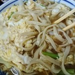 翁そば - 優しい玉子の風味に隠れた揚げ玉の香ばしさ…！