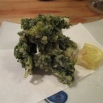 呑酔庵 味季 - 海草の天ぷら　磯の香りが良かった