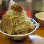 山勝 角ふじ - 野菜多目、にんにく多目