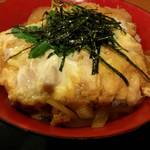 手打そば 満作 - 親子丼・アップ。