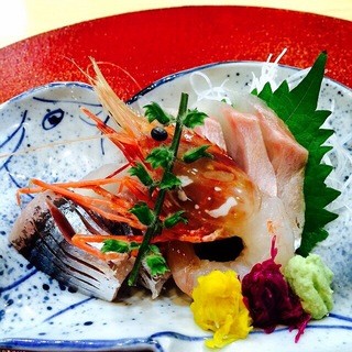 懐石 古都 - 料理写真:、ボタン海老、秋刀魚