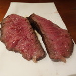 よろにく - ブロックのまま焼いたカイノミ