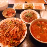 韓国家庭料理 扶餘 - プヨ定食　1,000円