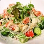 伊酒リア - 北海道産産 タラバガニのシーザーサラダ\1380 