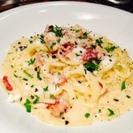 Grill & Pasta es 麻布十番 - 蟹カルボナーラ