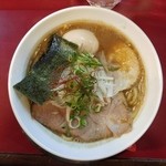 麺一盃 - 濃厚味噌魚介ラーメン半熟味付玉子増し(2016/1)